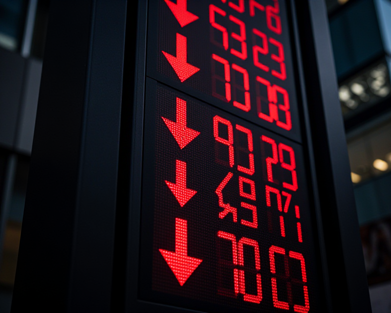 Stock Market Decline Visual