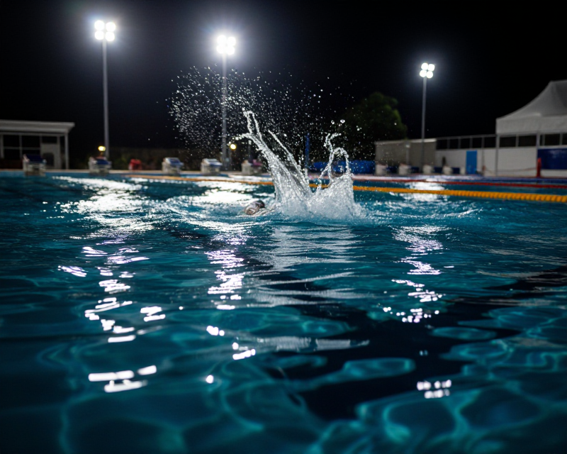 Dramatic Swimming Pool