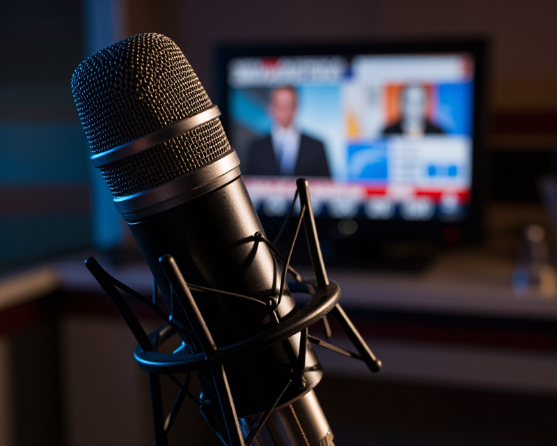 News Interview Atmosphere