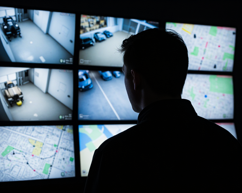 Shadowy Intelligence Surveillance