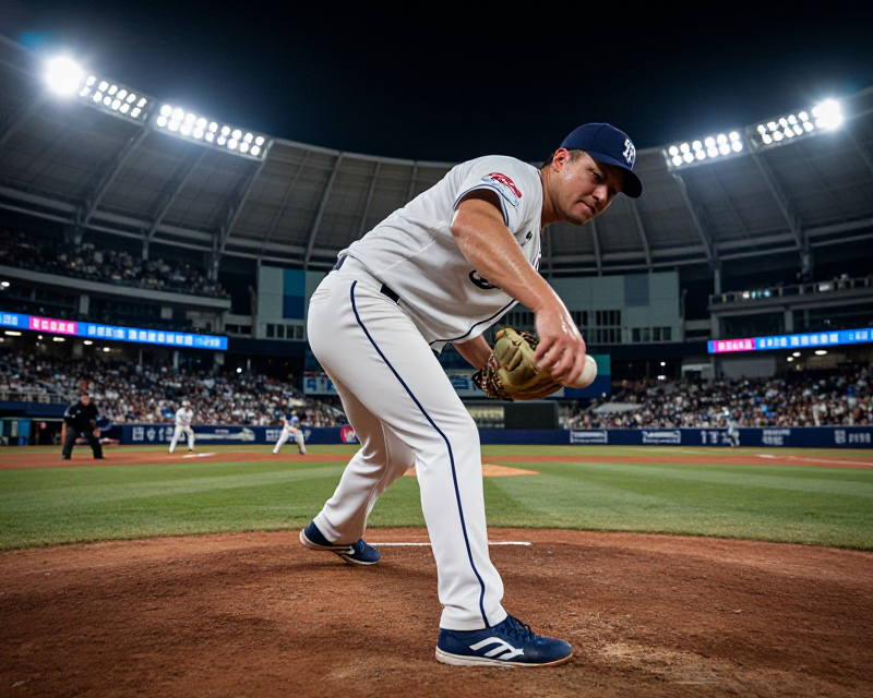 Cinematic Baseball Pitcher