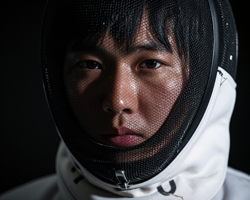 Focus of a Korean Athlete