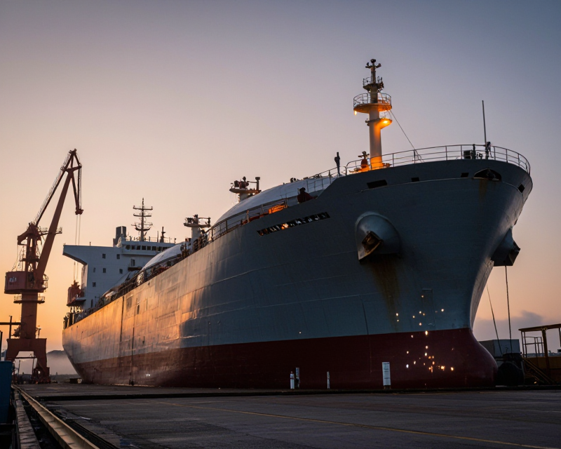 Hanwha Ocean Shipyard Scene