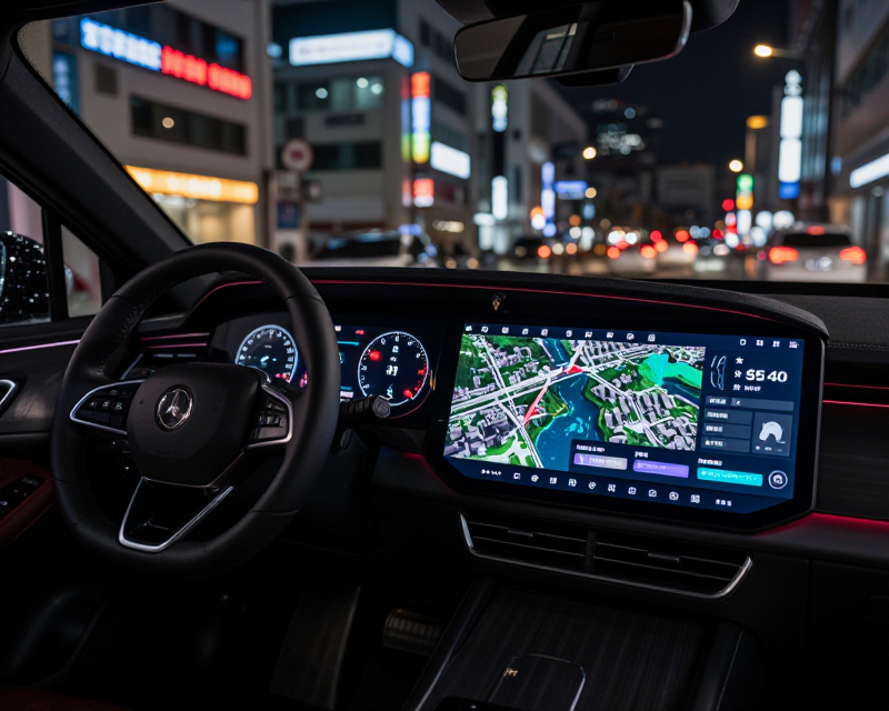 Futuristic Mobility Interface in Seoul