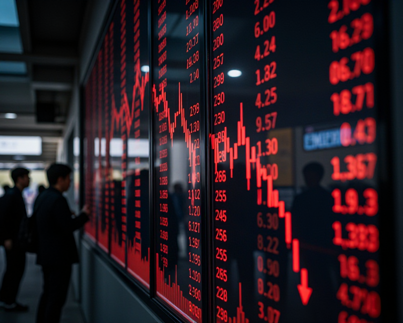 Stock Market Crash Visual