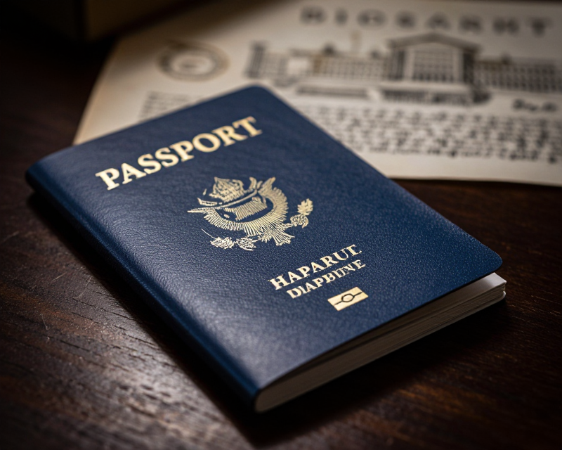 Cinematic US Passport Concept
