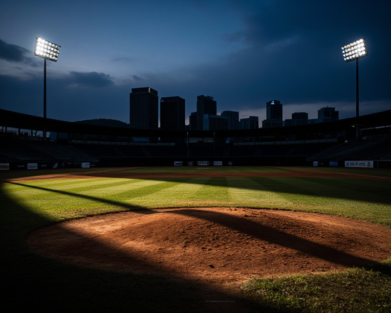 Cinematic Baseball Stadium