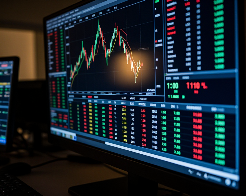 Financial Market Data Display